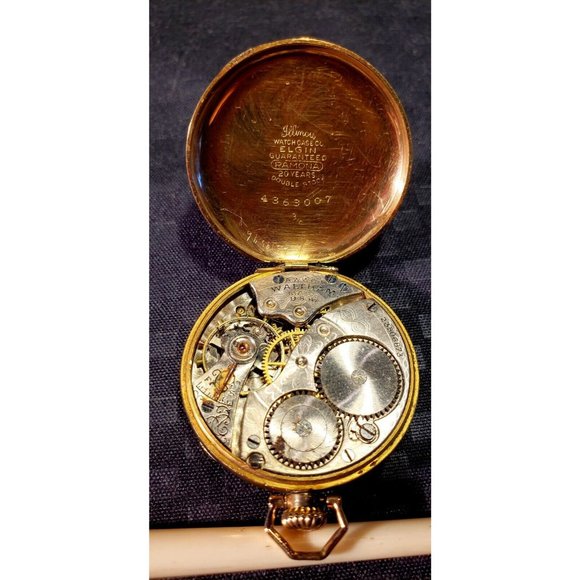 Antique 1912 American Waltham 14k Gold Pocket Watch Restore main image 8